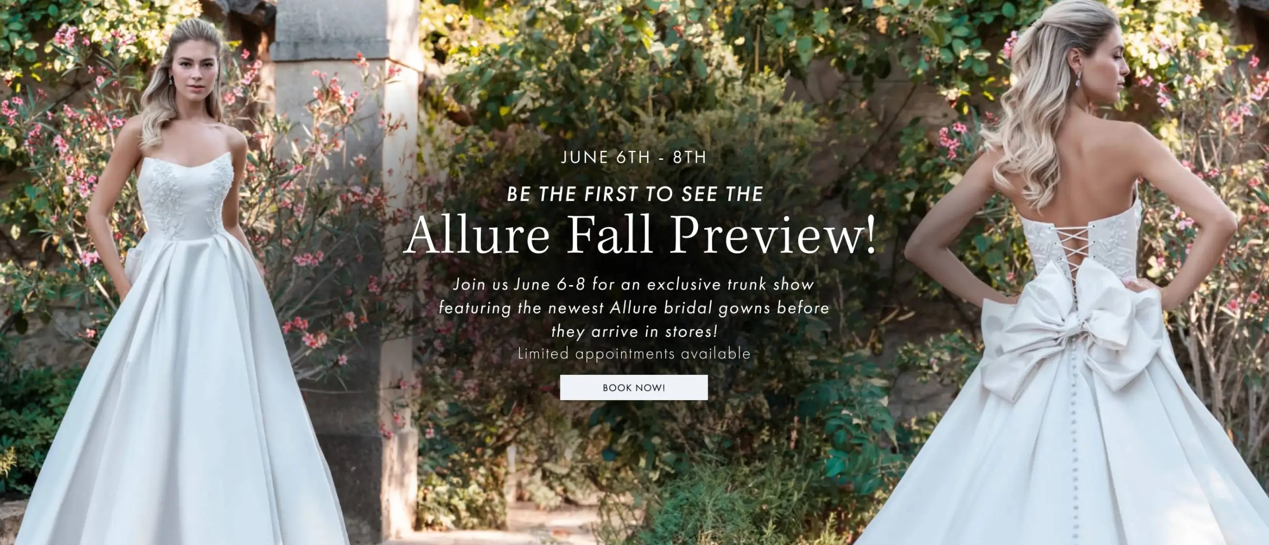 Allure Fall Preview Trunk Show Desktop Banner